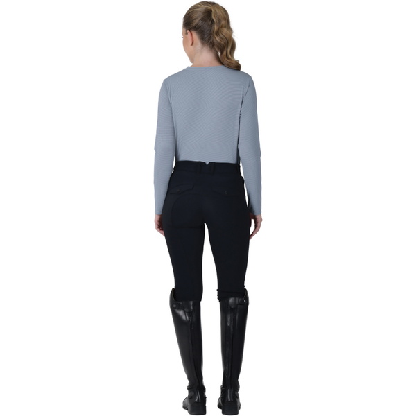 2025 Weatherbeeta Damen Entspannt UV Lang Ärmel T-Shirt 1028844 - Blue Stone
